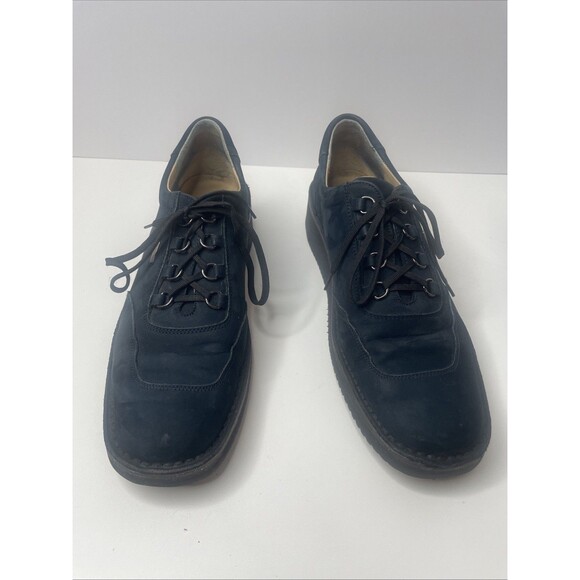 Salvatore Ferragamo Women’s Blue Suede shoes Size 9 2A - Picture 2 of 10